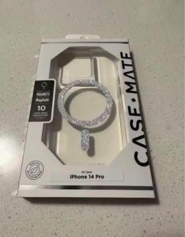 Case-Mate Clear Twinkle Diamond MagSafe Case – iPhone 14 Pro (Ne in Cell Phone Accessories in Kitchener / Waterloo - Image 2