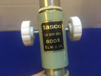 Vintage Retro TASCO DELUXE 600X Metal Microscope Made In Japan