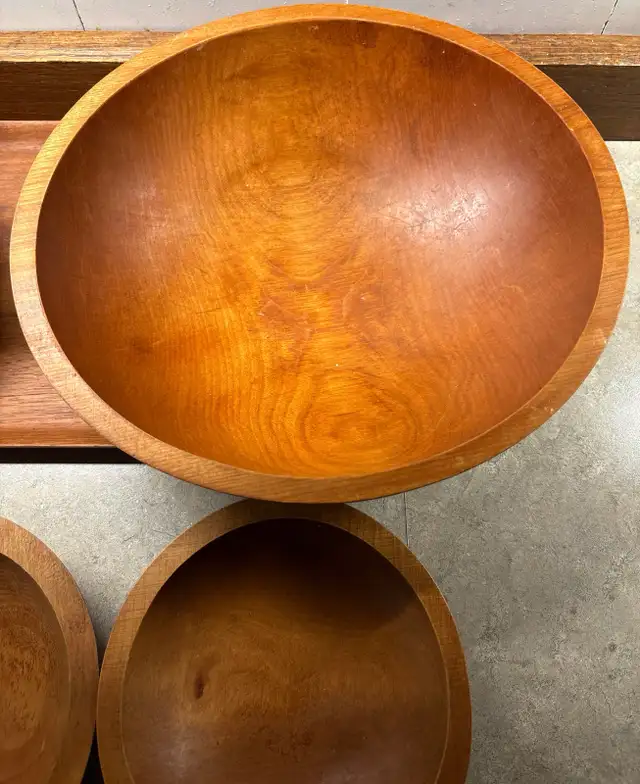 MCM Baribocraft Canada Solid Maple Salad Set (7 Pieces)  547501720816199684
