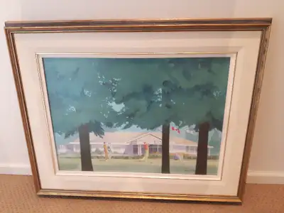 Orig"UNIVERSITY GOLF CLUB" by Artist Thomas J Huntley, View more
