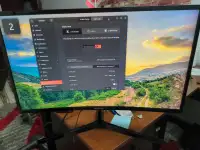 Samsung 27inches  FullHD Curved Monitor