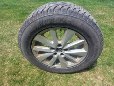 Tires have at least two winters of driving left. See photos for other details Were used on a Mazda C...