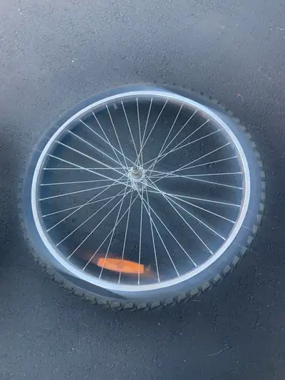26” front bicycle wheels and tires, View more