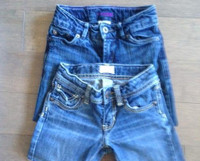 2  Girls Levi's & Gap Kids Jeans Denim Blue Size 8 slim