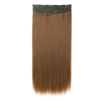 Synthetic Straight Clip in Hair Extensions Color #6 Length 24 in