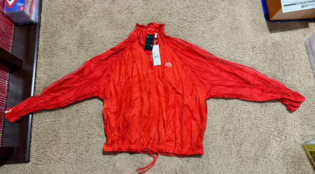 New with Tag Adidas Women AW Windbreaker Jacket Orange Size M in Women's - Tops & Outerwear in Lethbridge - Image 2