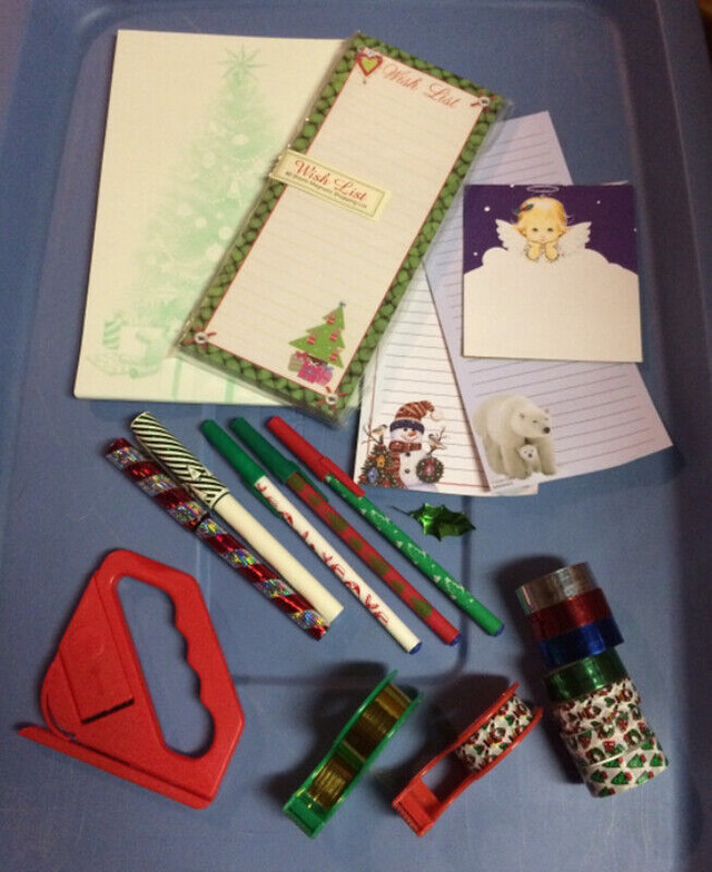 Christmas/Holiday Stationery and Gift Wrapping Supplies-Some New in Hobbies & Crafts in Oakville / Halton Region
