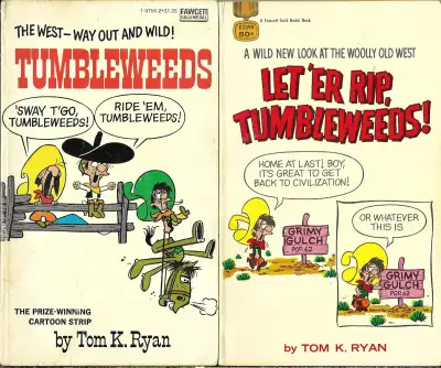 1st 4 TUMBLEWEEDS Cartoon Strip Books by Tom K. Ryan 1967-71 pbs, View more