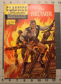 Classics Illustrated #148 The Buccaneer January 1959 Comic Book