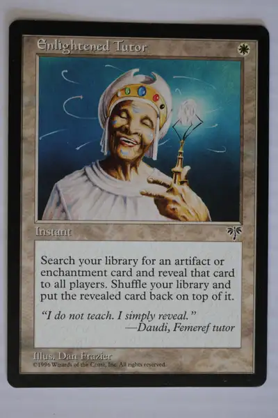 Vintage MTG Mirage Enlightened Tutor *Uncommon* NM Never played, View more