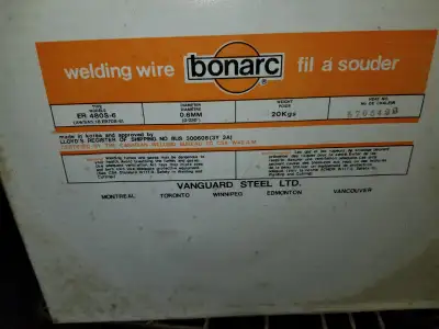 MIG Welding wire .030 and .035 solid wire, not flux core, 20kgs(44lbs) spool, ER 480S-6 (AWSA5.18 ER...