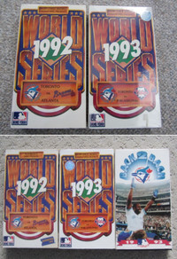 1992 and 1993 Blue Jays World Series on VHS - 2 Sets Available