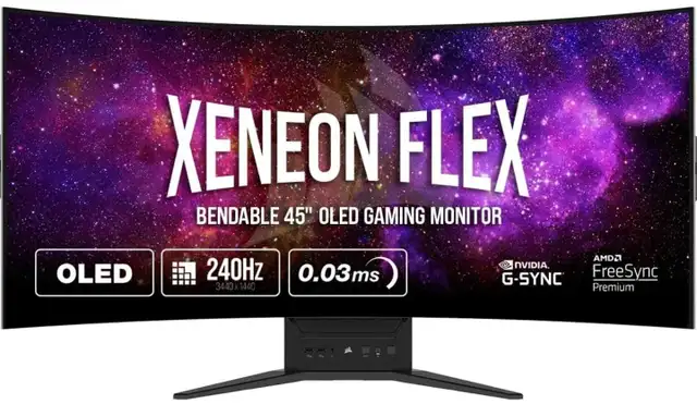 Corsair XENEON Flex 45WQHD240 in Monitors in City of Montréal - Image 2