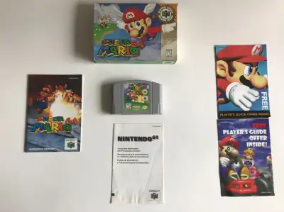 Super Mario 64 , Nintendo 64, N64, CIB, View more
