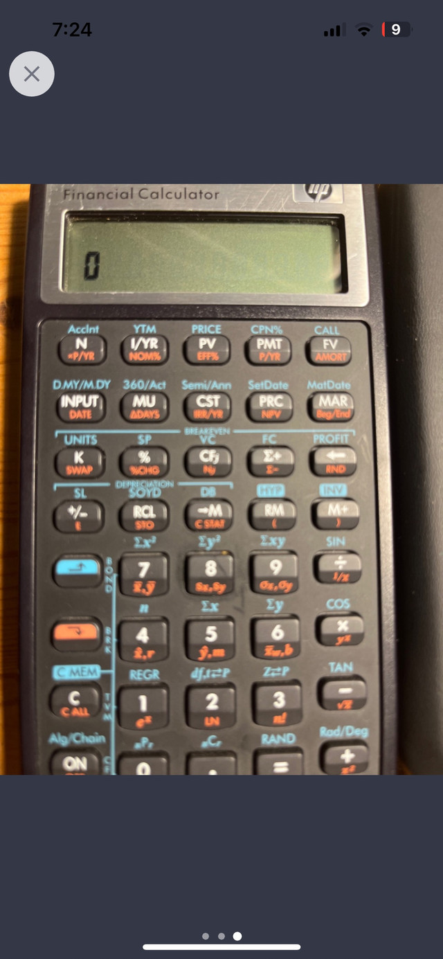 Hp 10 bII+ calculator,never used  in General Electronics in London