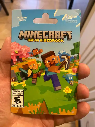 Get ready to dive into the limitless worlds of Minecraft with this Java & Bedrock Edition download c...