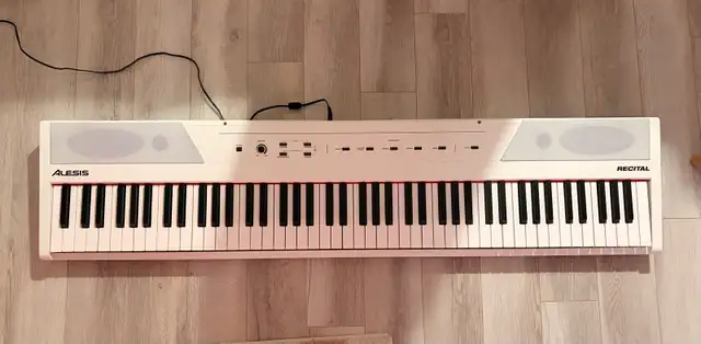 Alesis Recital White - 88 Key Digital Piano Keyboard in Pianos & Keyboards in Longueuil / South Shore - Image 2