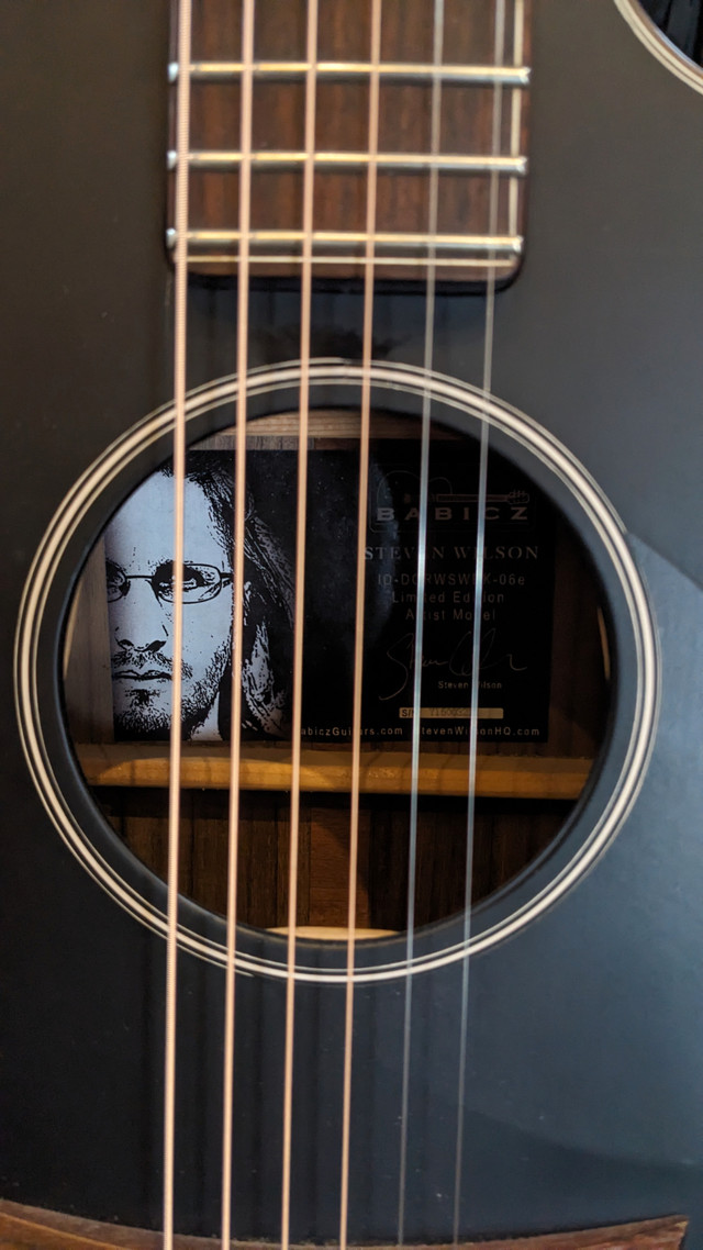 Babicz Steven Wilson Signature Acoustic Electric Guitar in Guitars in City of Toronto - Image 4