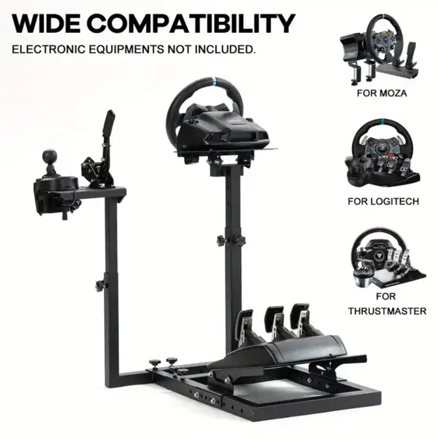 Adjustable Gaming Cockpit Stand Compatible with most Devices630083071870751229