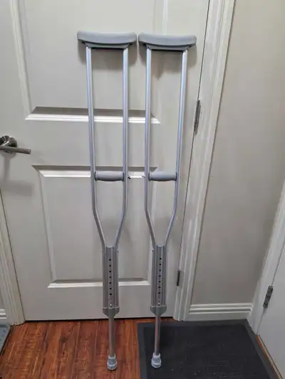Adult Adjustable Crutches – Excellent Condition, View more