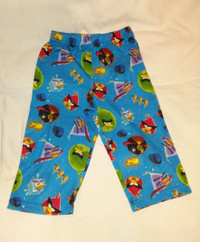 Angry Birds Pajama PJ Lounge Toddler Boys Pants Size 2T