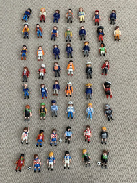 Lot of 50 Playmobil figures