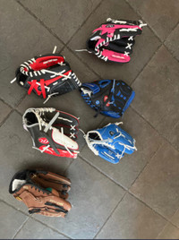 Youth Baseball and Softball Gloves, Umpire, Blue Jays