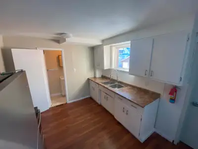 Main Floor, Two Bed Apt. Fenced Yard and Updated.