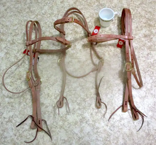 X-lrg horse headstalls - pack, draft or mules, Dawson Creek area in Equestrian & Livestock Accessories in Dawson Creek - Image 4