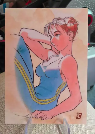 Cardsmiths Street Fighter Alpha Chun-Li WATERCOLOUR, View more