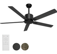 BECLOG Ceiling Fans with Remote Control, Ceiling Fan 52" 