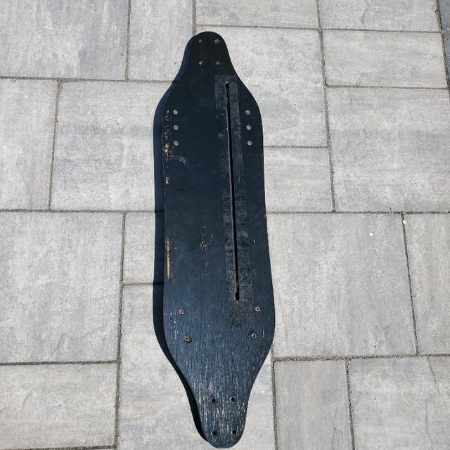 Eskate maple / fiberglass deck with padding and threaded inserts in Skateboard in City of Toronto - Image 2