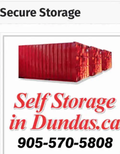 Self Storage in Dundas, Ont.
