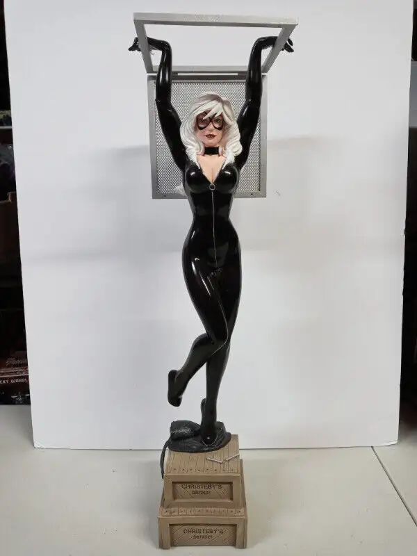 Statue Black Cat Comiquette Par Sideshow – Résine, édition Numérotée