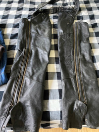 Harley chaps and Kevlar lined jeans