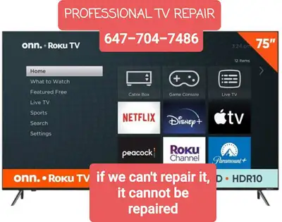 ONN 75 inch 4k Roku Smart TV, View more