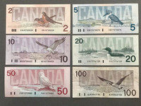 Papier-Monnaie Série Oiseaux du Canada