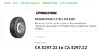 One Bridgestone tire
