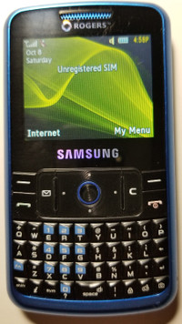 Vintage SAMSUNG HYPE SGH-A256  QWERTY CELL PHONE