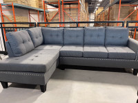 New fabric sectional on sale free delivery  