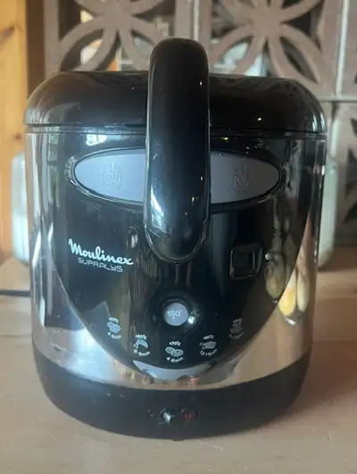 Moulinex Supralys Stainless Steel Deep Fryer – Adjustable Temper, View more