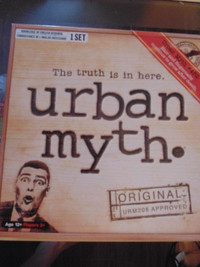 Urban Myth Trivia Board Game.