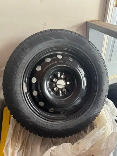 Selling Mirage winter tires. 225/60R17 on rims for a Subaru crosstrek. Used for 3 weeks. 800 OBO