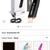 Scanmarker Air Pen Scanner | OCR Digital Highlighter and Reading