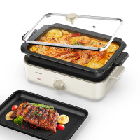 CALMDO ELECTRIC SKILLET GRILL COMBO