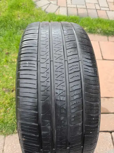 A pair of Pirelli all season Run-Flat tires for sale. Still good treads. 5/10 treads measurements. S...