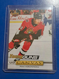 NHL Card- Max Vernonneau #C101 Young Guns UD Canvas