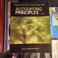 Accounting Principals Part 1 - 6th Canadian edition