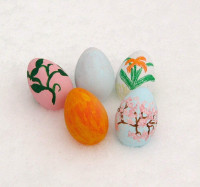 (Lot of 20 x One Dozen) Plastic Decorating DIY Dyable Craft Eggs