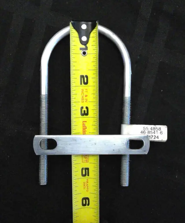U-Bolt with Plate & Hex Nuts586012824154286081